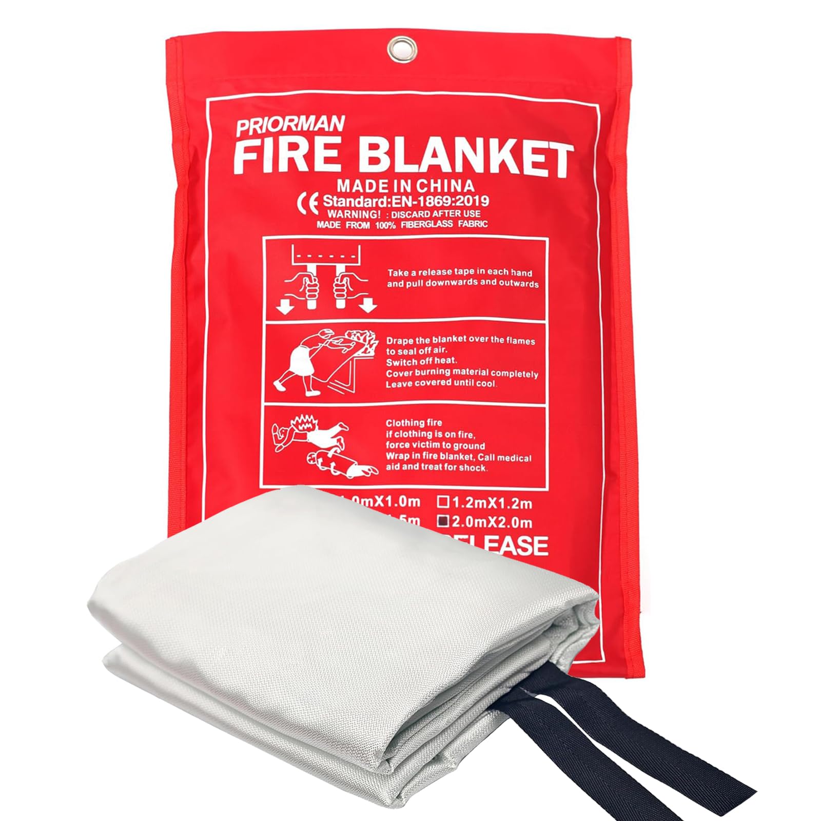 Fire Blanket Materials Fiberglass 2x3m — Fire protection