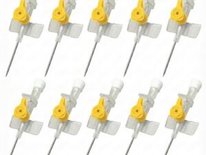 IV Cannula 24G Yellow Neonatal Type