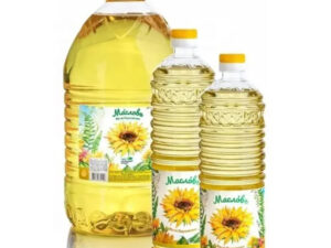 Crude sunflower oil