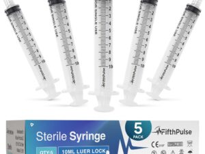 2 Sterile Disposable Syringe 10ml Luer Slip Without Needle