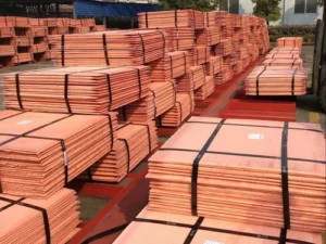 LME Grade-A copper cathodes