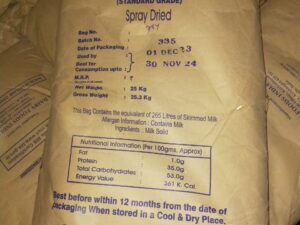 Skimmed milk powder (SMP)