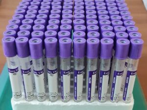 EDTA Blood Collection Tube 2ml Lavender Cap