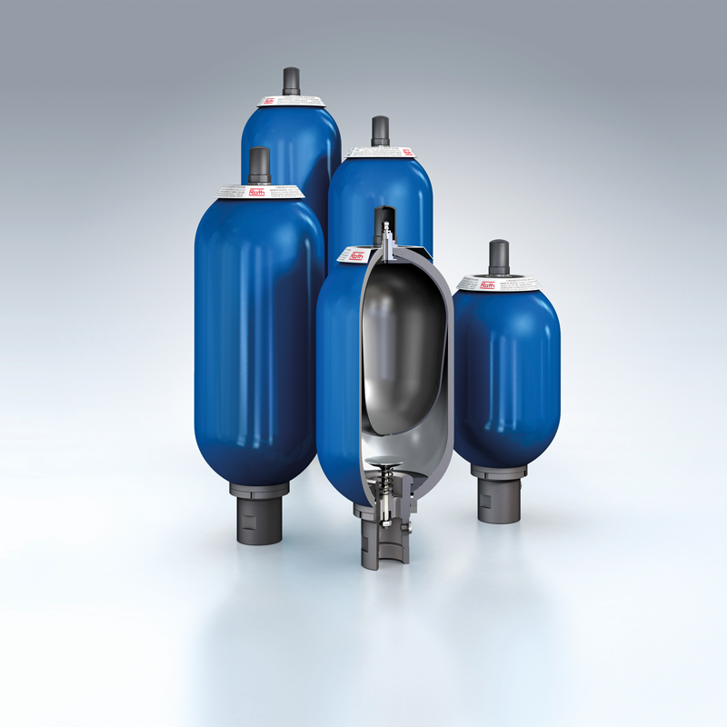 Hydraulic accumulator bladder type