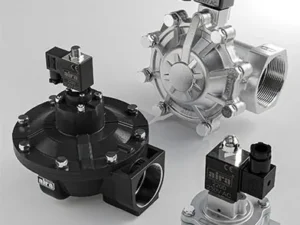 Solenoid industrial valve