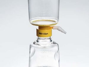 Sterile vacuum filtration unit