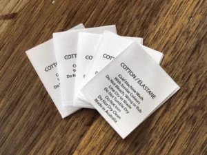 Satin Care Label Wash Instruction