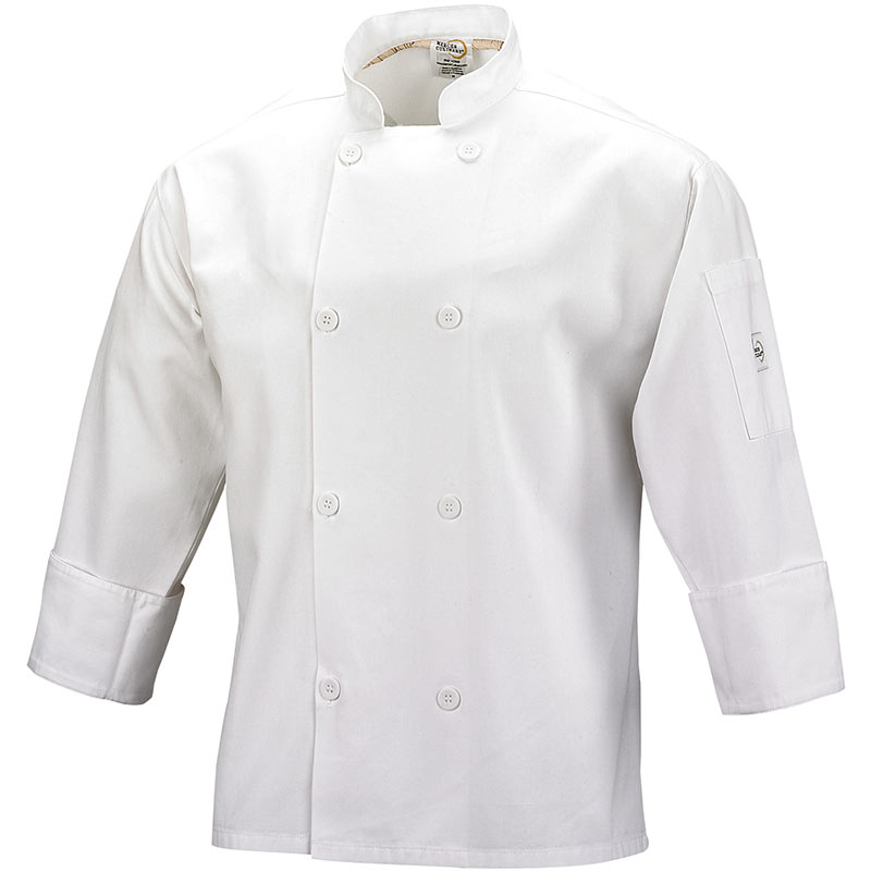 Chef Uniform Jacket Cotton Blend Industrial Set — OKC-001