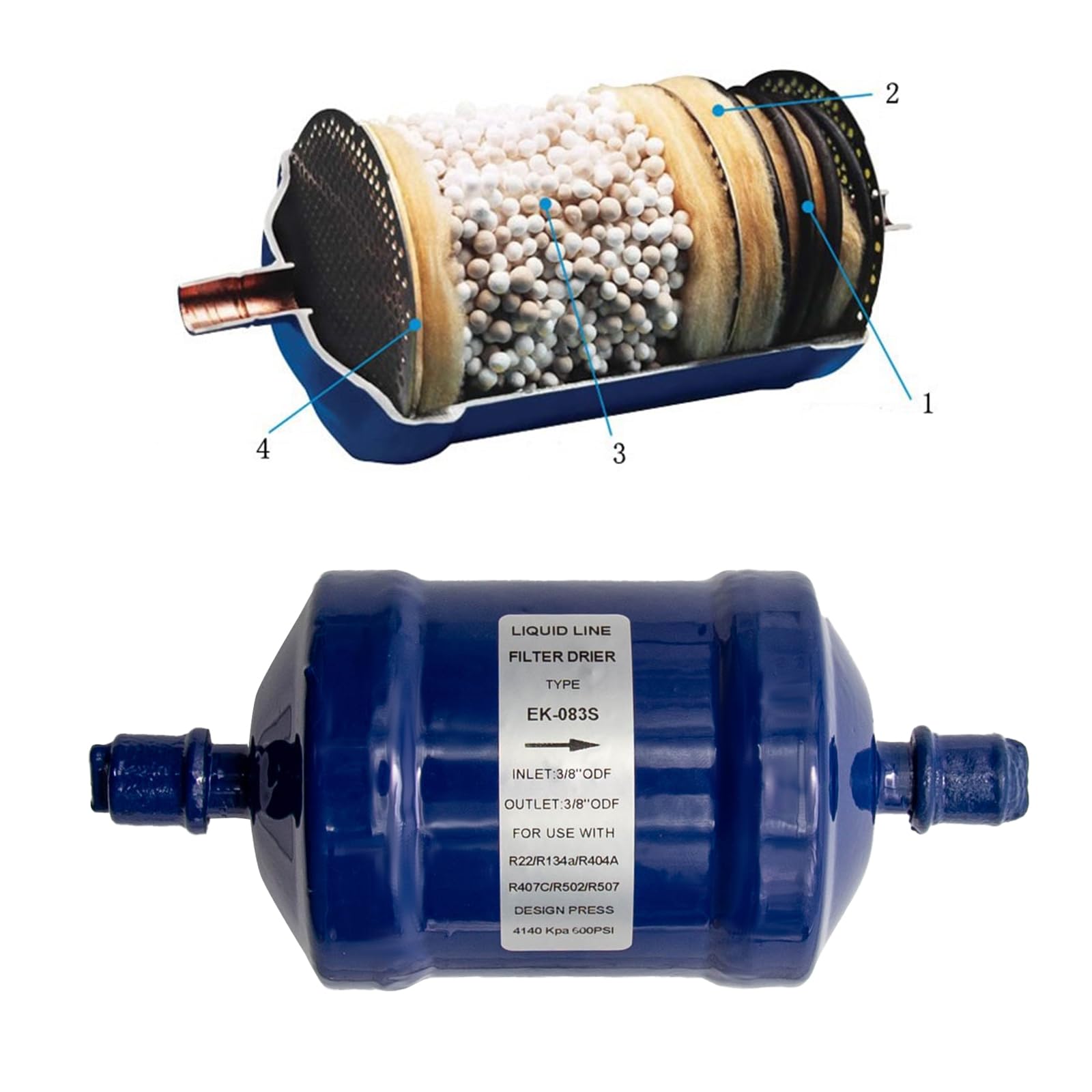 Refrigeration Filter Drier Unit FDU-014