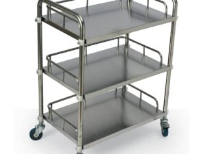Mobile Stainless Service Trolley 2 Tier — SSF-008