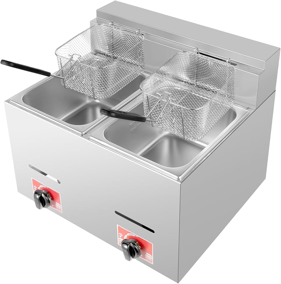 Gas Countertop Deep Fryer 12L — CCE-002 - Image 2