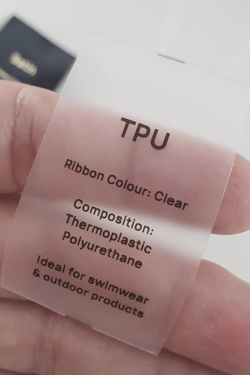 TPU Rubber Label Sportswear Branding