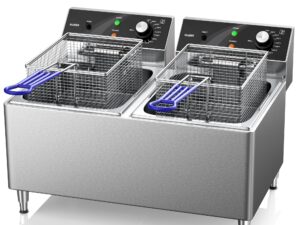 Electric Countertop Fryer Double Tank — CCE-004