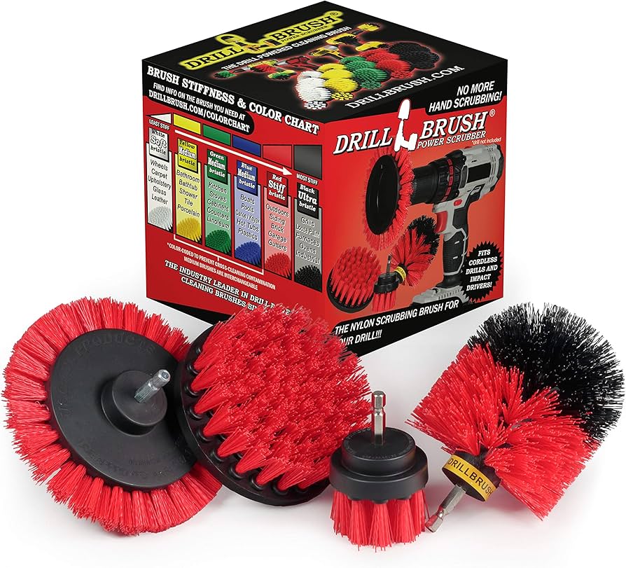Cleaning Brush Set Nylon Heavy Duty Pack — OKC-005 - Image 3