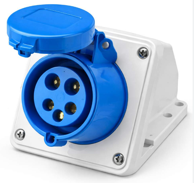 Industrial socket outlet 16A IP44 — IEC 60309
