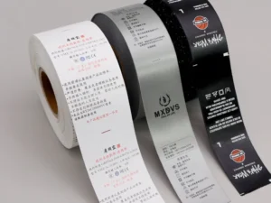 Printed Satin Label Luxury Garment