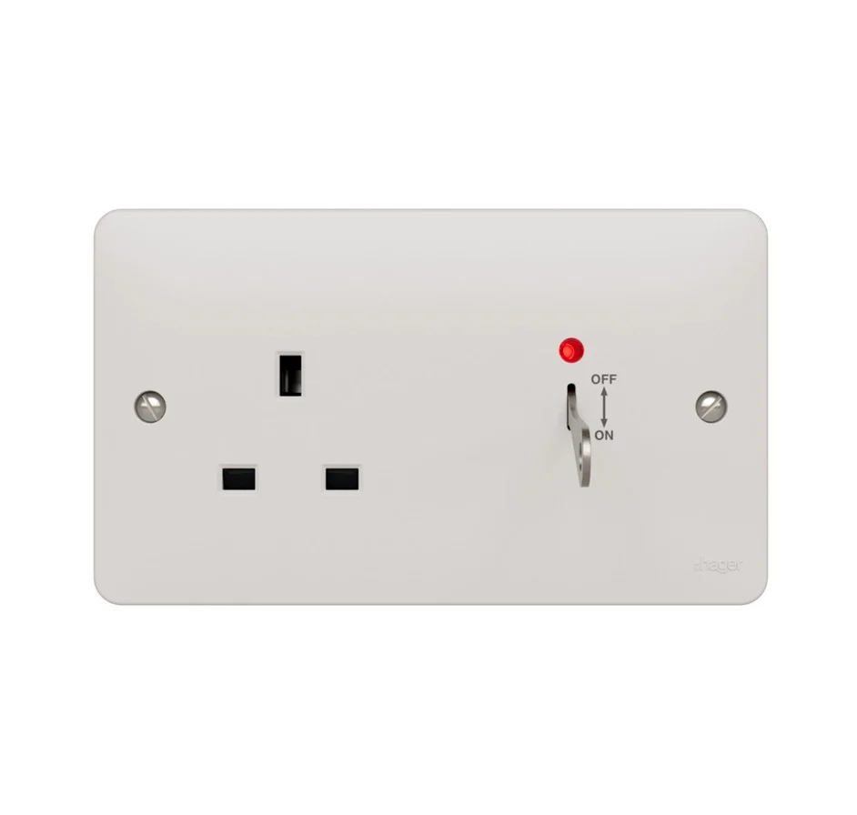 13A UK socket outlet switched — BS 1363-2 - Image 3