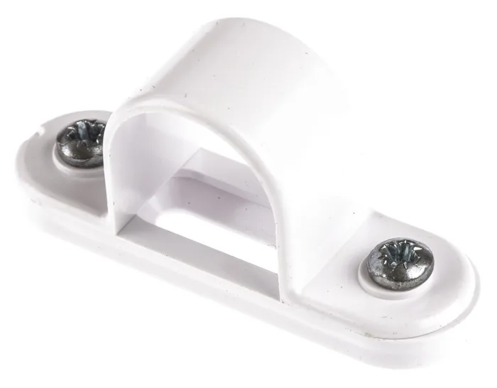 PVC cable saddle clip — BS 7671 / IEC 61386 accessories - Image 2