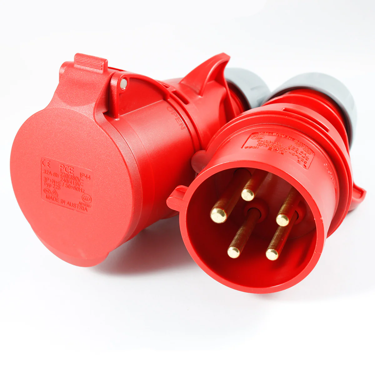 Industrial socket outlet 32A IP44 — IEC 60309 - Image 3