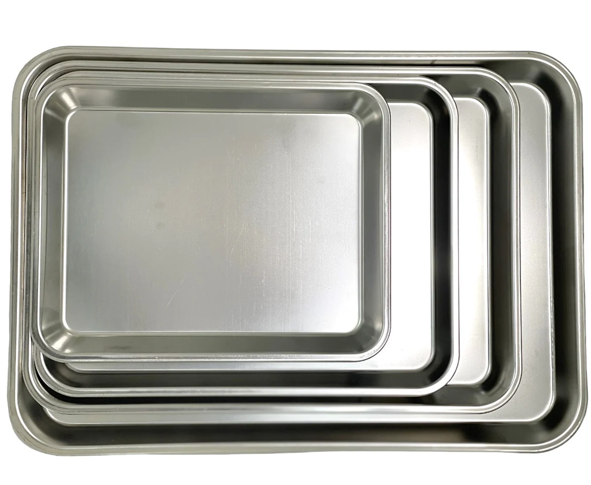 Stainless Serving Tray Rectangular Set — FTS-004 - Image 3