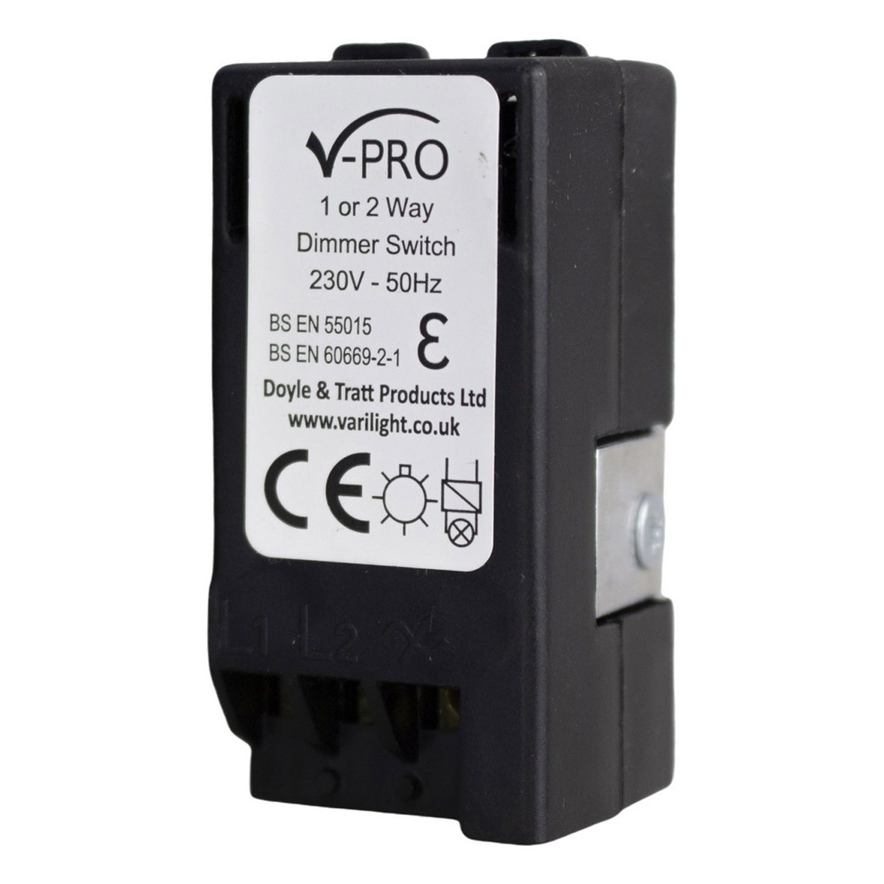 Rotary dimmer switch LED compatible — BS EN 60669-2-1