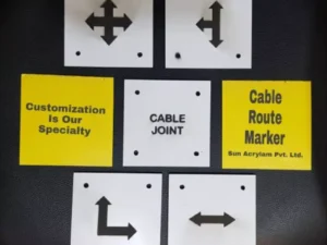 Cable Route Marker Plate