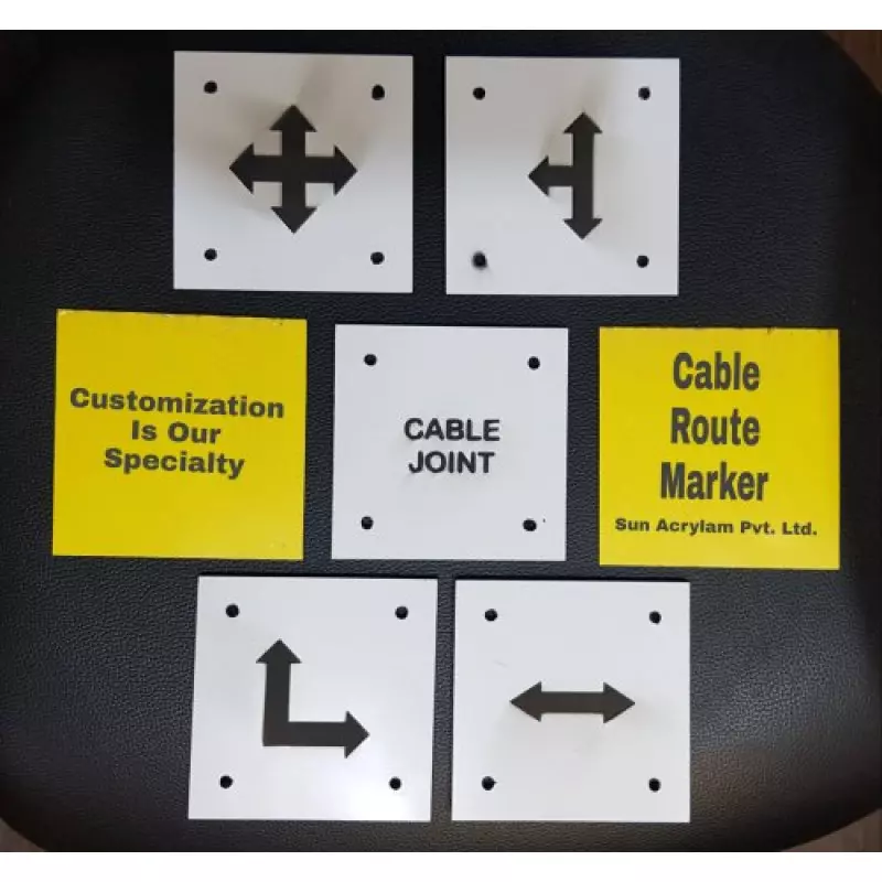 Cable Route Marker Plate