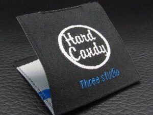 Folded End Woven Label Center Fold