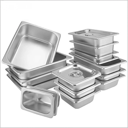 GN Pan Stainless Steel Full Size Set — FTS-001 - Image 2