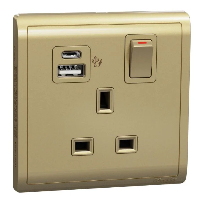 USB charging wall socket — BS EN 62368-1 / BS 1363-2