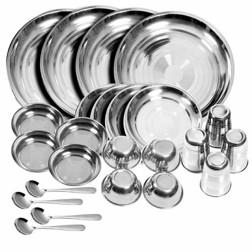 Catering Plate Set Stainless Bulk Pack — FTS-008