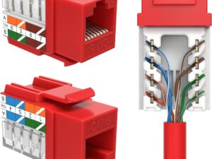 RJ45 industrial connector keystone jacks