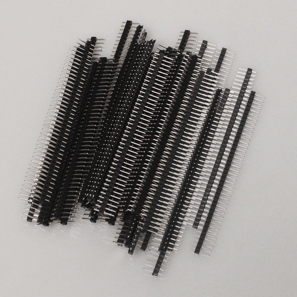 PCB header pin strips (breakaway reels)