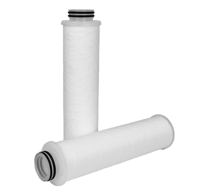 Melt-blown polypropylene filter cartridges