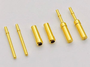 Crimp connector terminal pins (gold plated signal contacts)