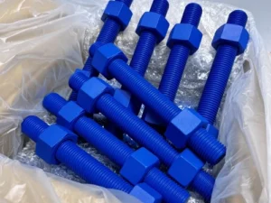 Anti-seize coated stud assemblies
