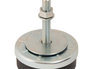 Machine leveling vibration pads
