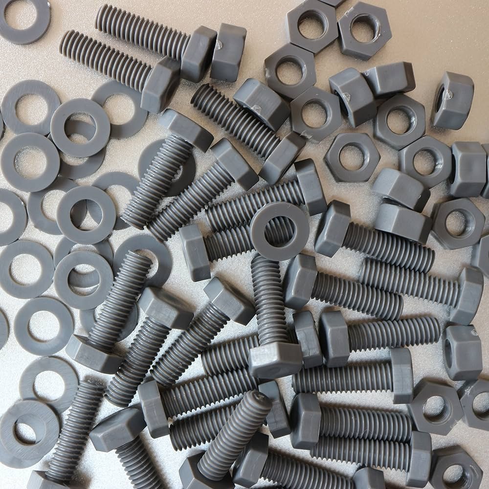 Pre-coated corrosion-resistant bolt kits (zinc flake coated)